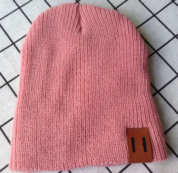 Parent-child wool hat warm hat knitted hat