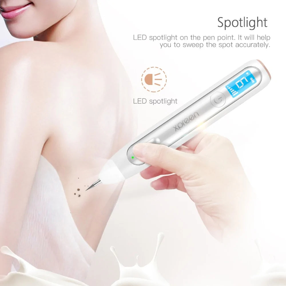 LCD Laser Plasma Pen Wart Remover